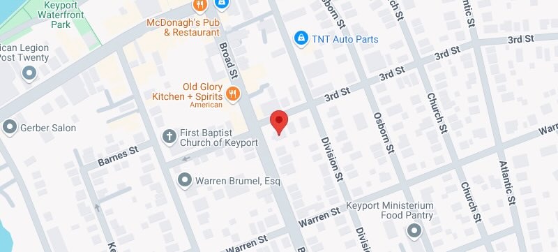 Map to 109 Broad Street